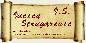 Vučica Strugarević vizit kartica